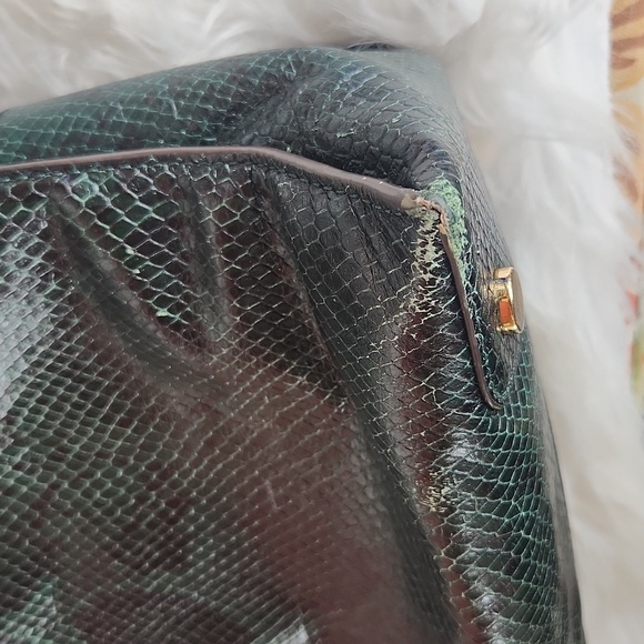 MICHAEL KORS SNAKESKIN SATCHEL/ CROSSBODY EUC - Picture 12 of 12